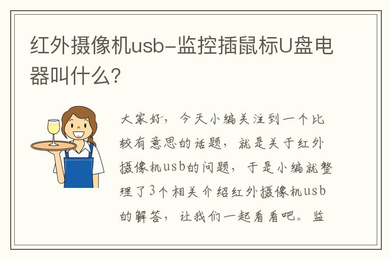 红外摄像机usb-监控插鼠标U盘电器叫什么？