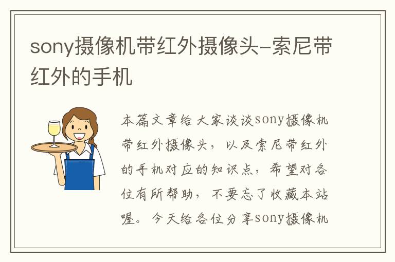 sony摄像机带红外摄像头-索尼带红外的手机