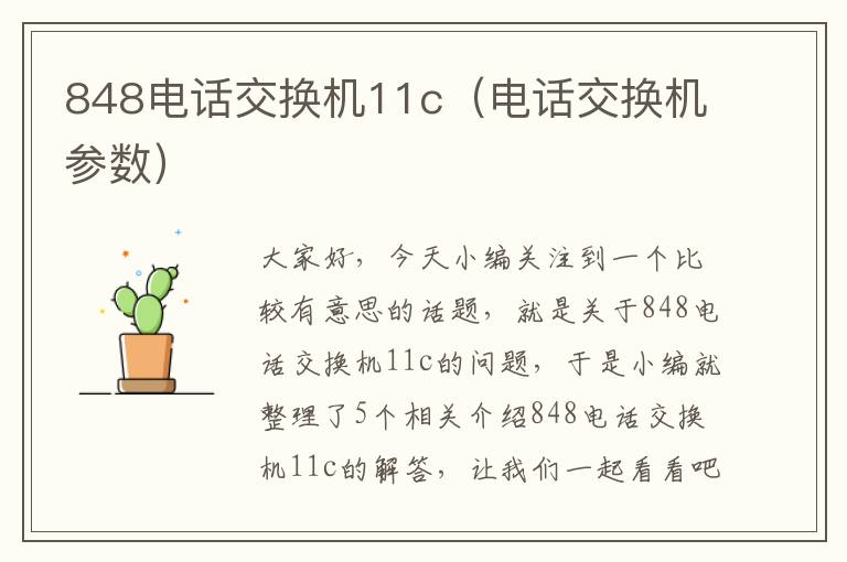 848电话交换机11c（电话交换机参数）