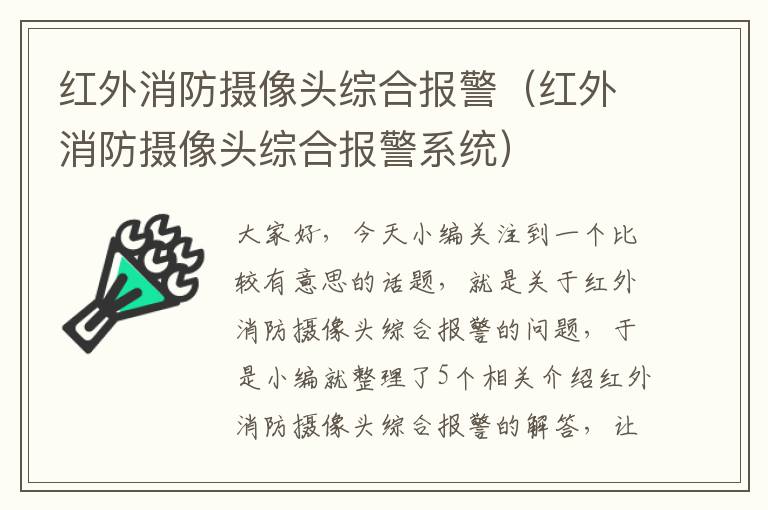 红外消防摄像头综合报警（红外消防摄像头综合报警系统）