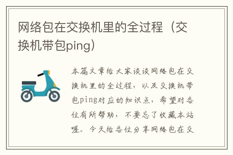 网络包在交换机里的全过程（交换机带包ping）